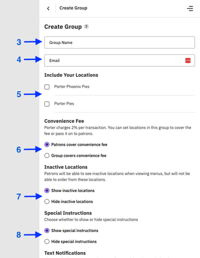 Create new group A copy