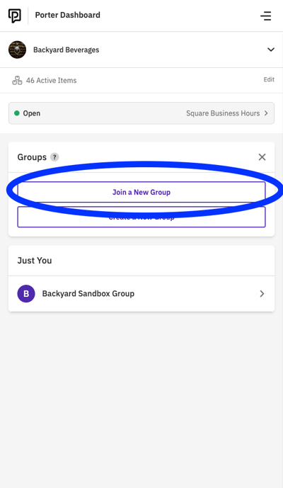 join a new group