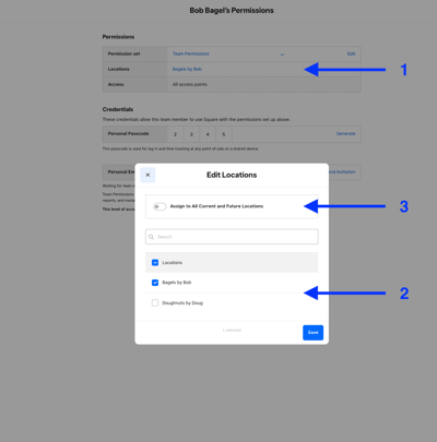 set location permissions